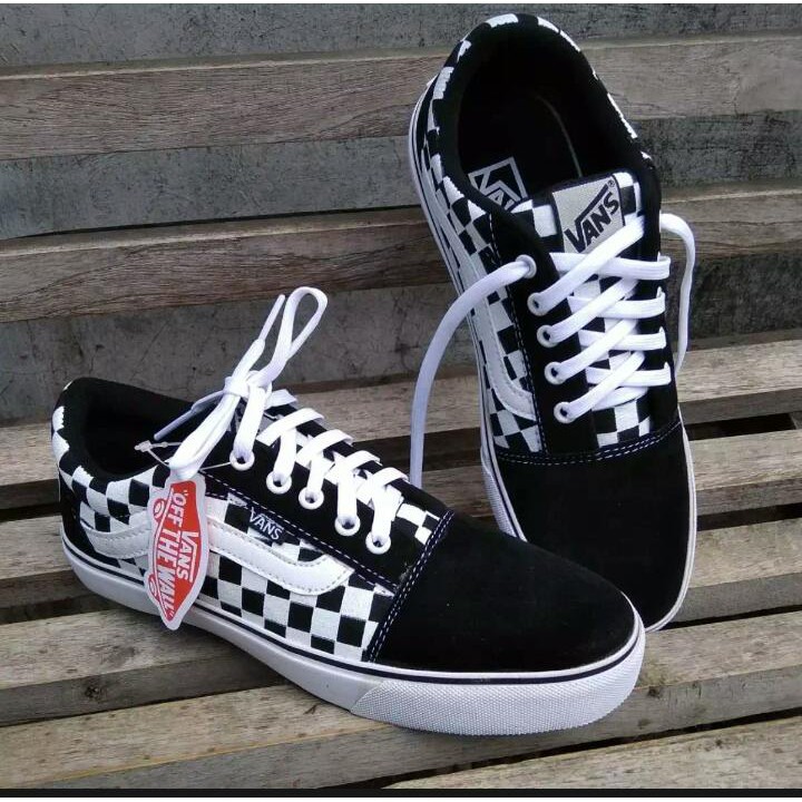 Sepatu Vans catur pria dan wanita sepatu sneakers grade ORI