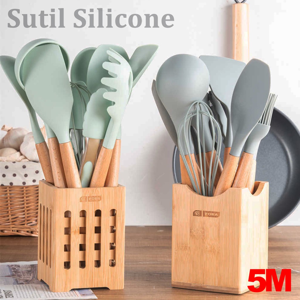 Sutil Silicone Food Grade Tahan Panas Desain Elegan dan