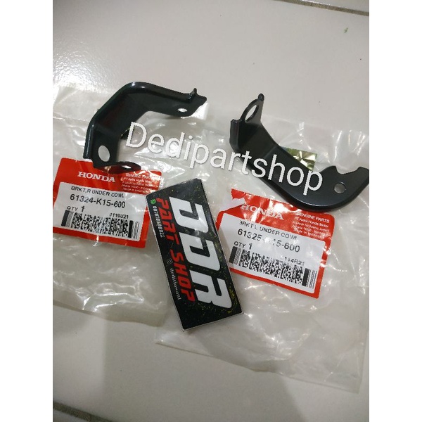 Sepasang Breket dudukan undercowl under cowl new cb150r Led original