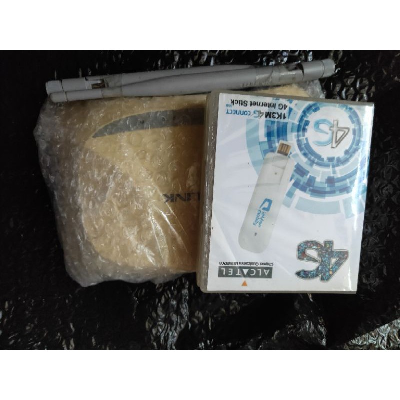 tplink mr3220 dan modem Alcatel spaket