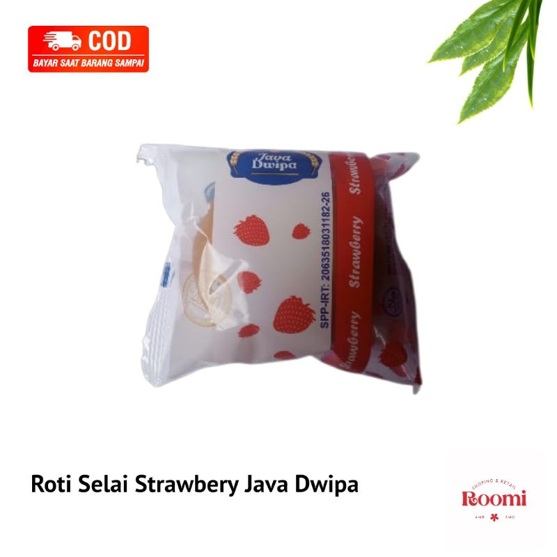 Roti Aoka 60g / Roti Panggang Aoka/ Roti Selai Aoka/ Roti Murah/ Roti Viral-Java Dwipa Strawbery