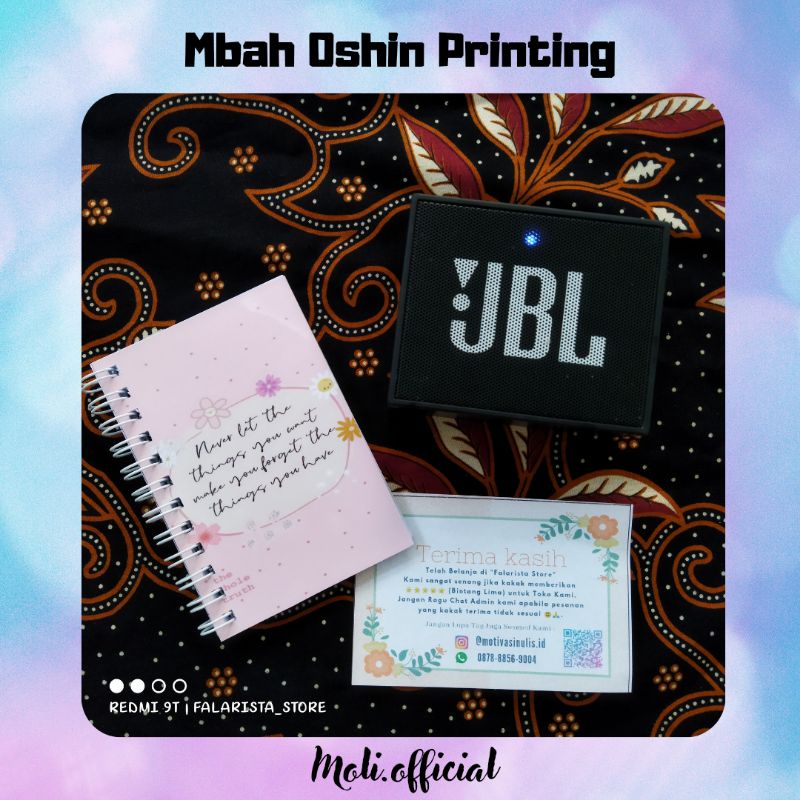 

Notebook Mini A7 / Pocket Diary Cover Motivasi Black Lines / Buku Telepon