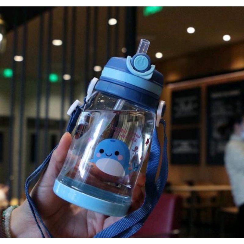 BOTOL MINUM ANAK SEKOLAH KARAKTER MOTIF LUCU 550ML