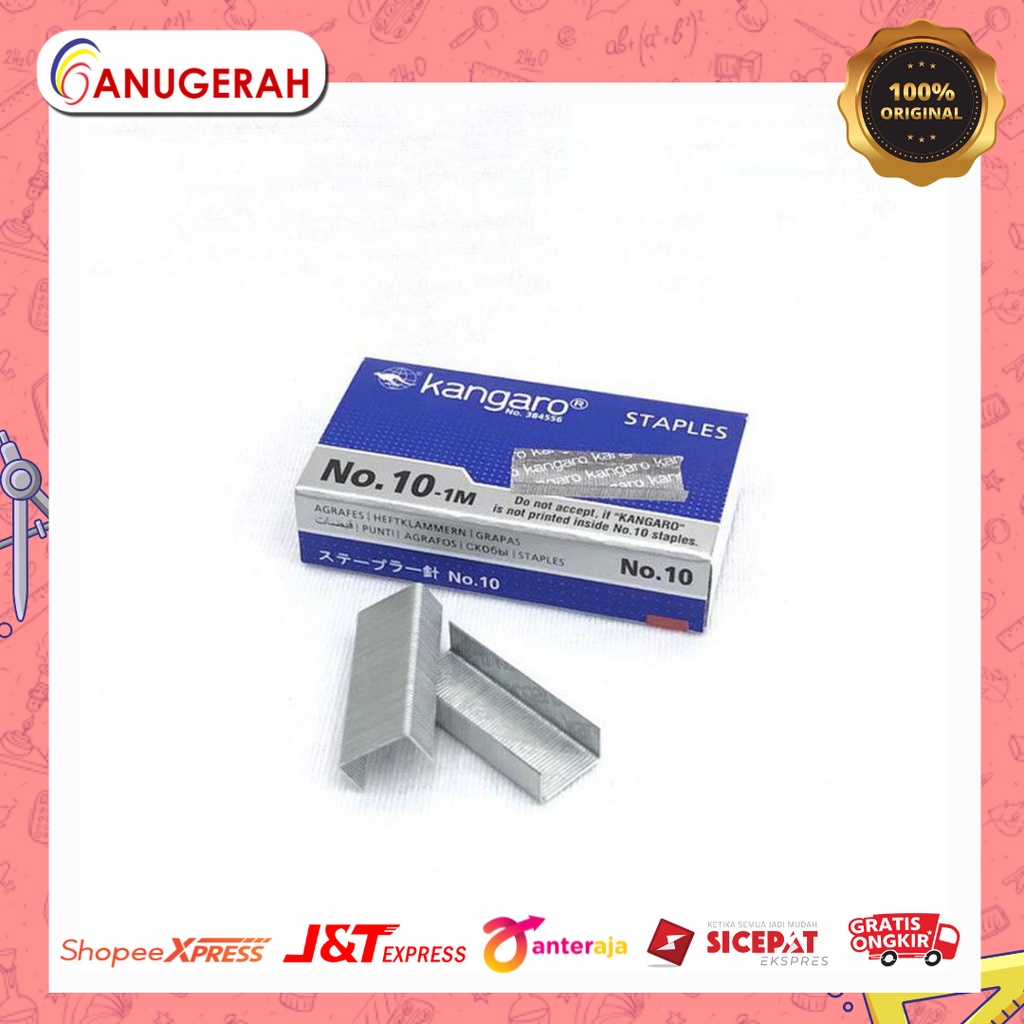 

KANGARO NO. 10 ISI STAPLES / ISI STAPLER
