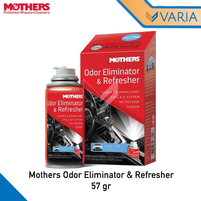 Mothers Odor Eliminator &amp; Refresher 57 gr New Car Scent Penghilang Bau