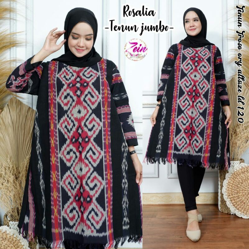 dress batik tenun troso jumbo