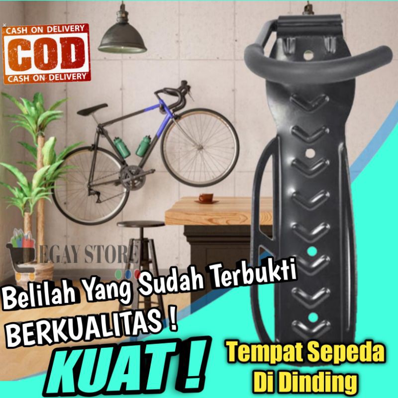 Bracket Braket Breket Sepeda Dinding Tembok Bike Stand Wall Hanger Aksesoris Speda Terlaris Murah