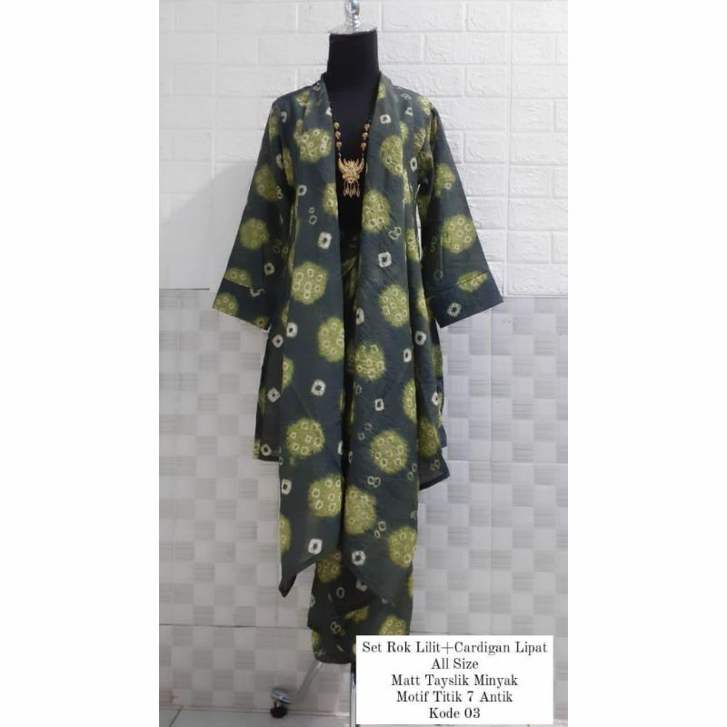 Set Rok Lilit Jumputan