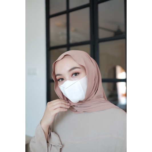 Koyu Hijab Pasmina Instant Iner Set Praktis