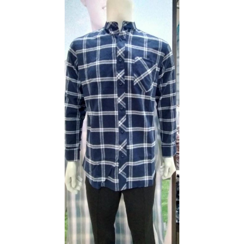 platini / kemeja flanel / kemeja pria