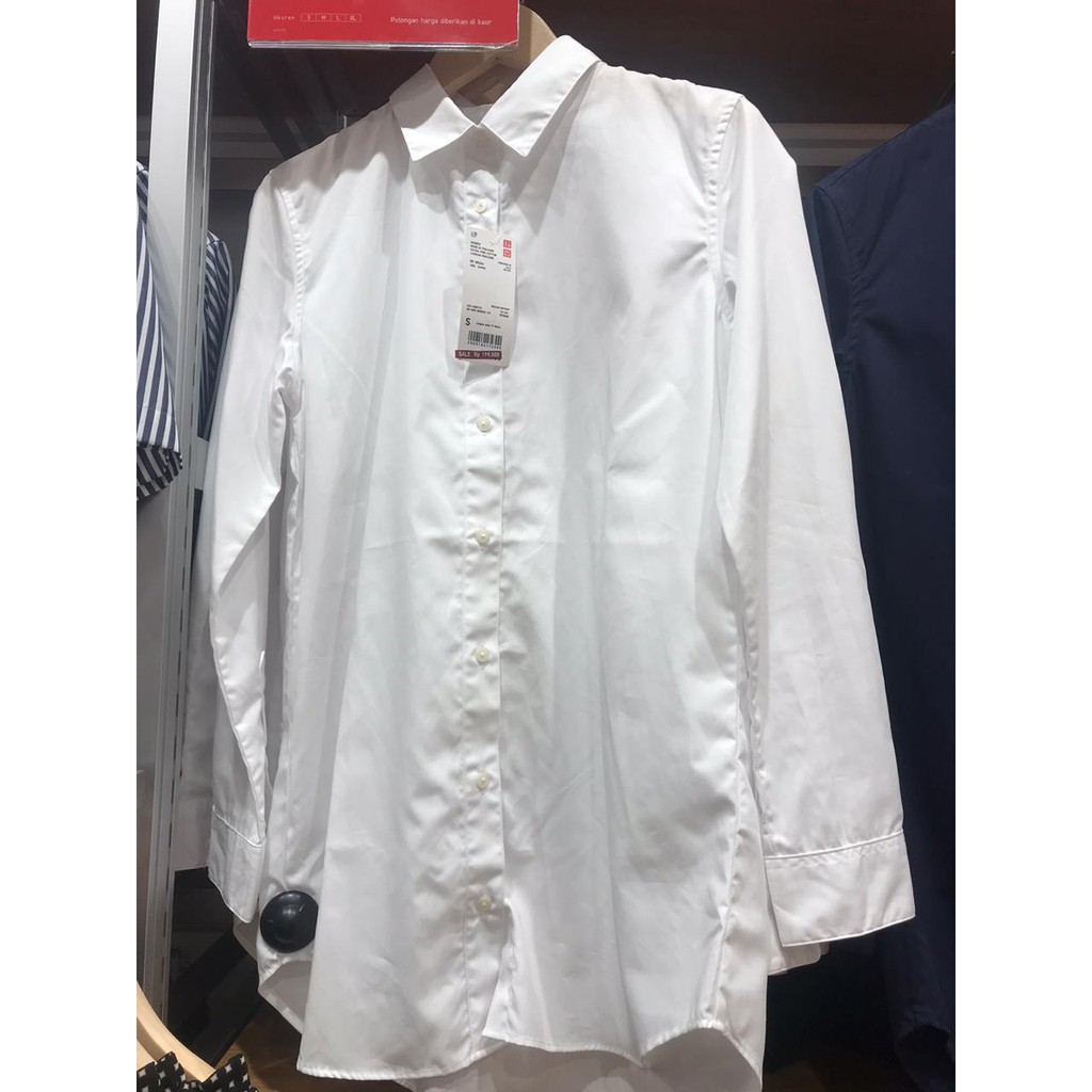 [ JASTIP ] Kemeja Polos Wanita Uniqlo Salee