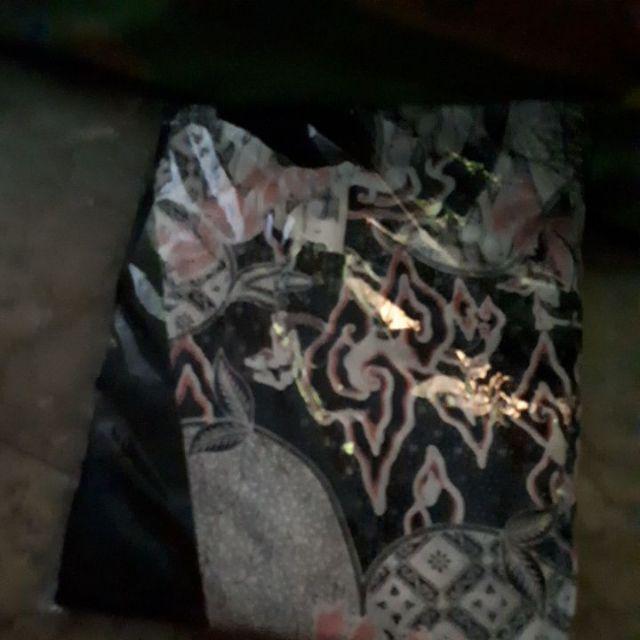 Tey-17 Batik Wanita Asj Sa Hrb026 Kenongo Kemeja Tosca Pendek