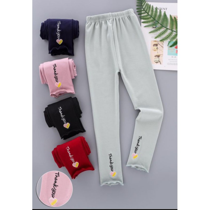 Legging Anak Perempuan Import / Legging Anak Cewek Import 100% Import Usia 4 Th Sampai 9 Th