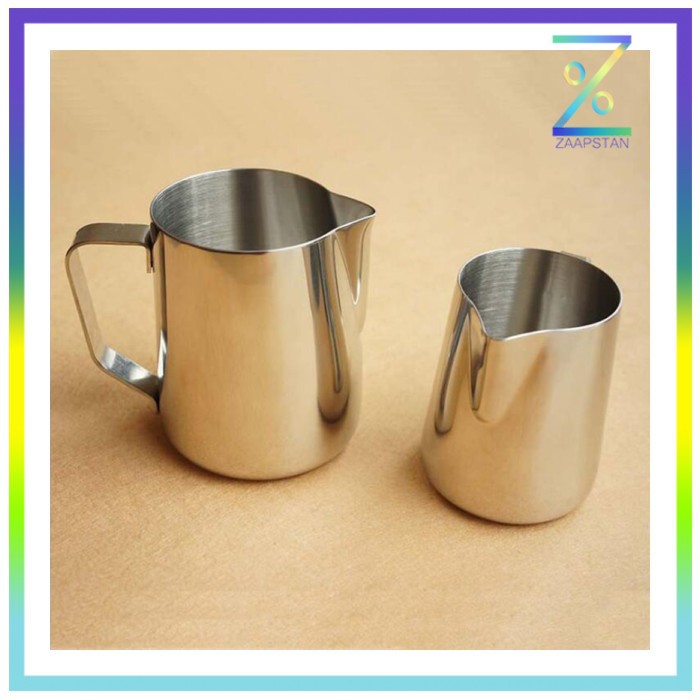 OneTwoCups Gelas Pitcher Kopi Espresso Latte Art Stainless Steel 600ml