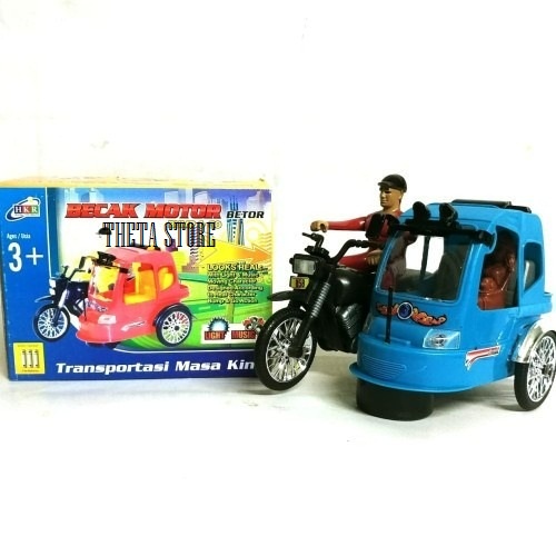 MAINAN BECAK ANAK ANAK BECA MOTOR  66-858