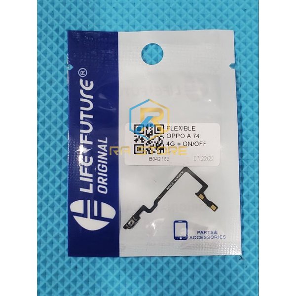 Flexibel Flexible Tombol Power On Off Oppo A74 4G / A95 4G - Flexi Fleksibel On Off