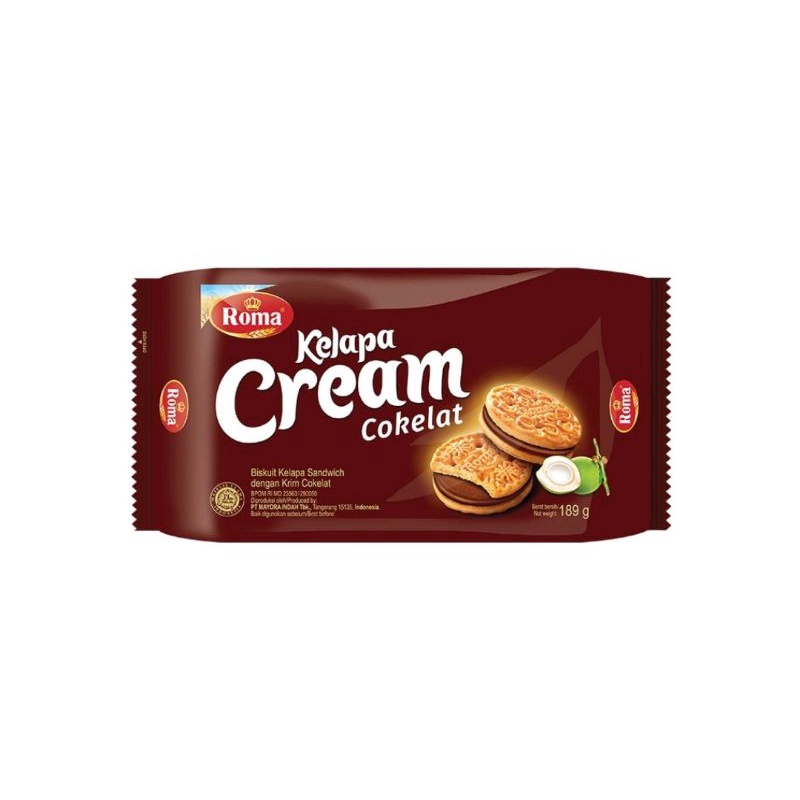 Roma Kelapa Cream Coklat 189gr