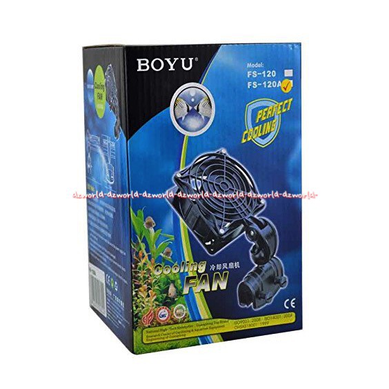 Boyu Perfect Cooling Pendingin Mesin Aquarium Kipas Akuarium Untuk Menurunkan Suhu Air Boyyu Fs-120A Cooling Fan Aquarium