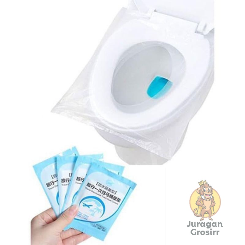 JG - COD - PLASTIK TOILET - disposable plastic plastik toilet seat cover dudukan kloset tissue tisu duduk closet wc