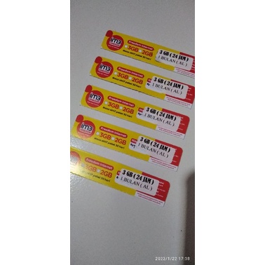 Voucher Indosat 3 GB