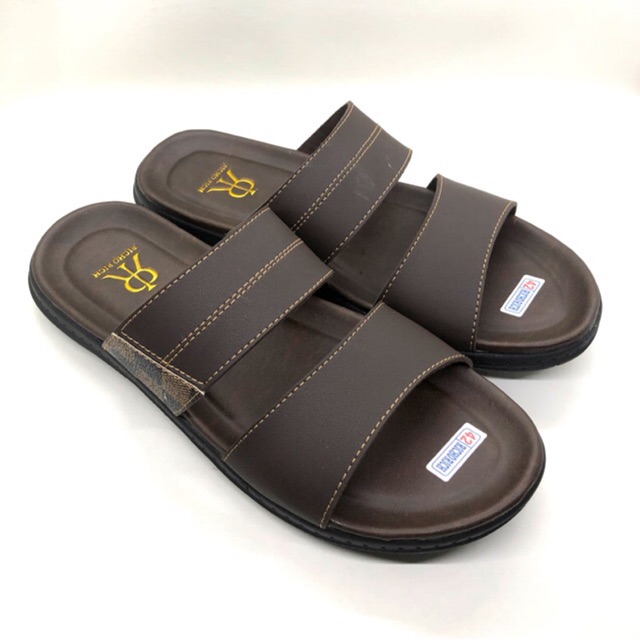  BISA COD Sandal  Pria slop RICHORICH J1 COKLAT Kickers  