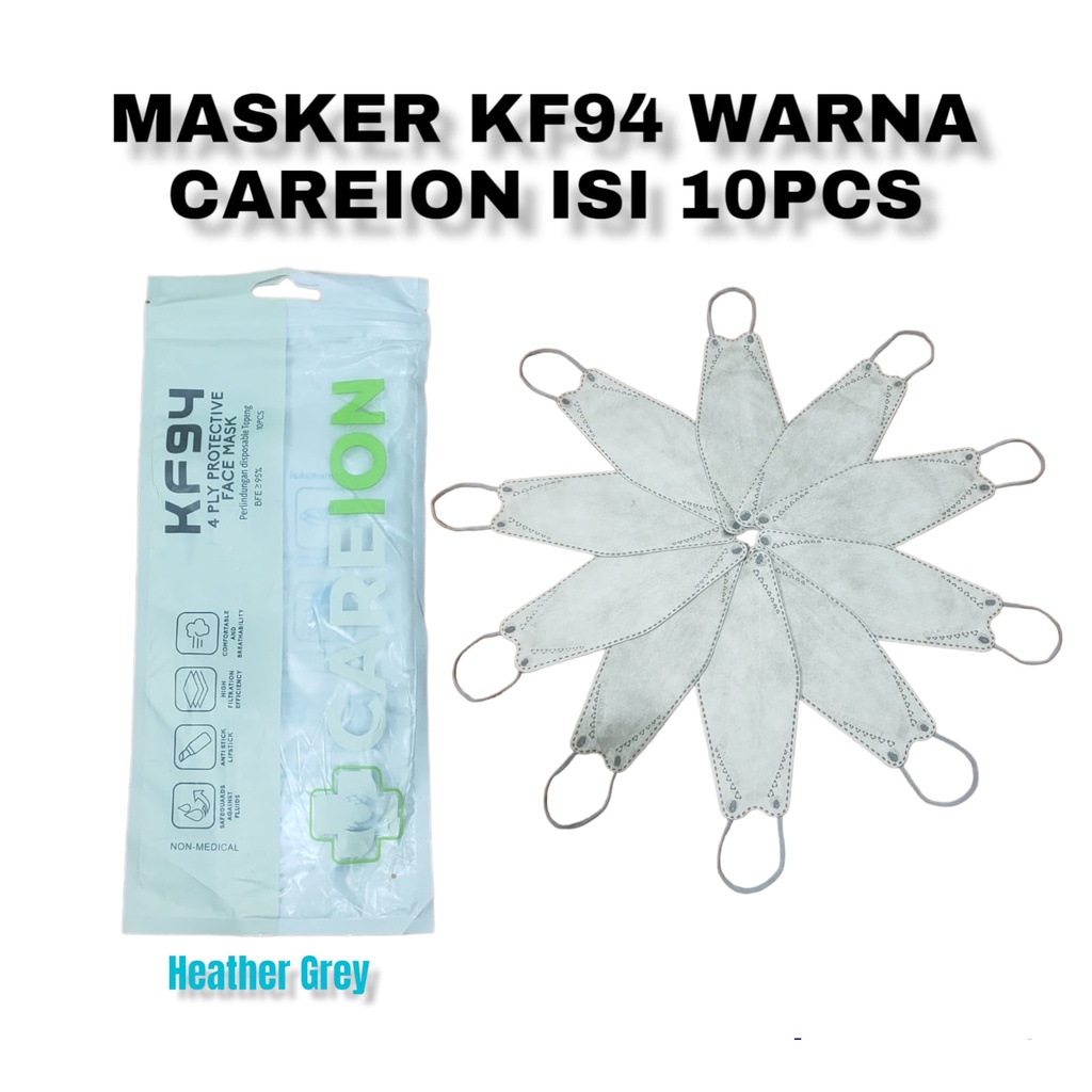 MASKER KN95 CAREION PRO FULL COLOUR SERIES EMBOS 5PLY 1Pack isi 10PCS