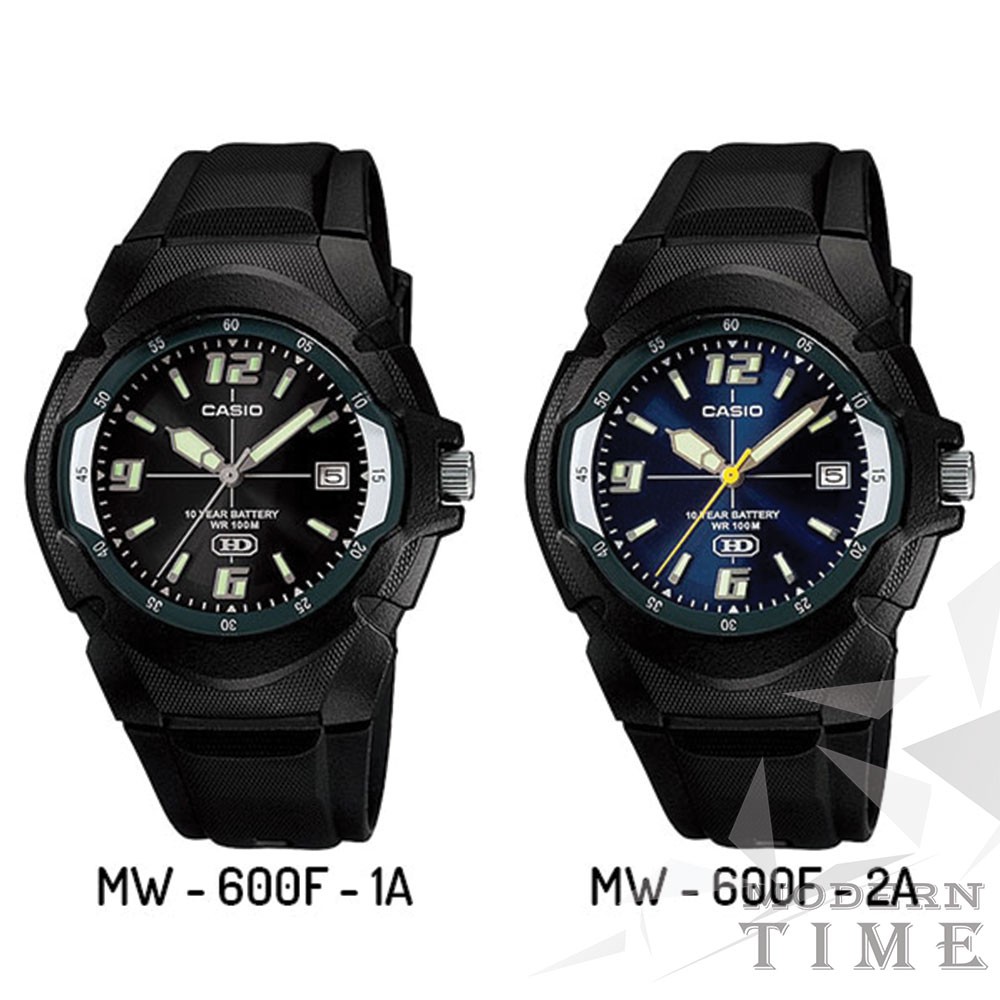 Casio Original (semua variasi) MW-600F / MW600F - Jam Tangan Pria - Analog - Karet