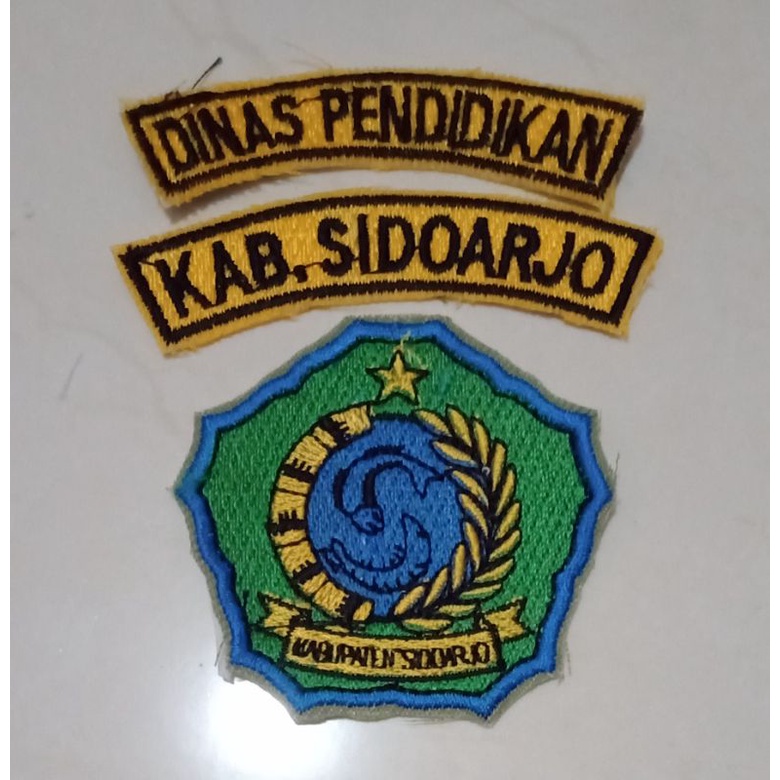 BET BORDIR LOGO PEMKAB KABUPATEN SIDOARJO