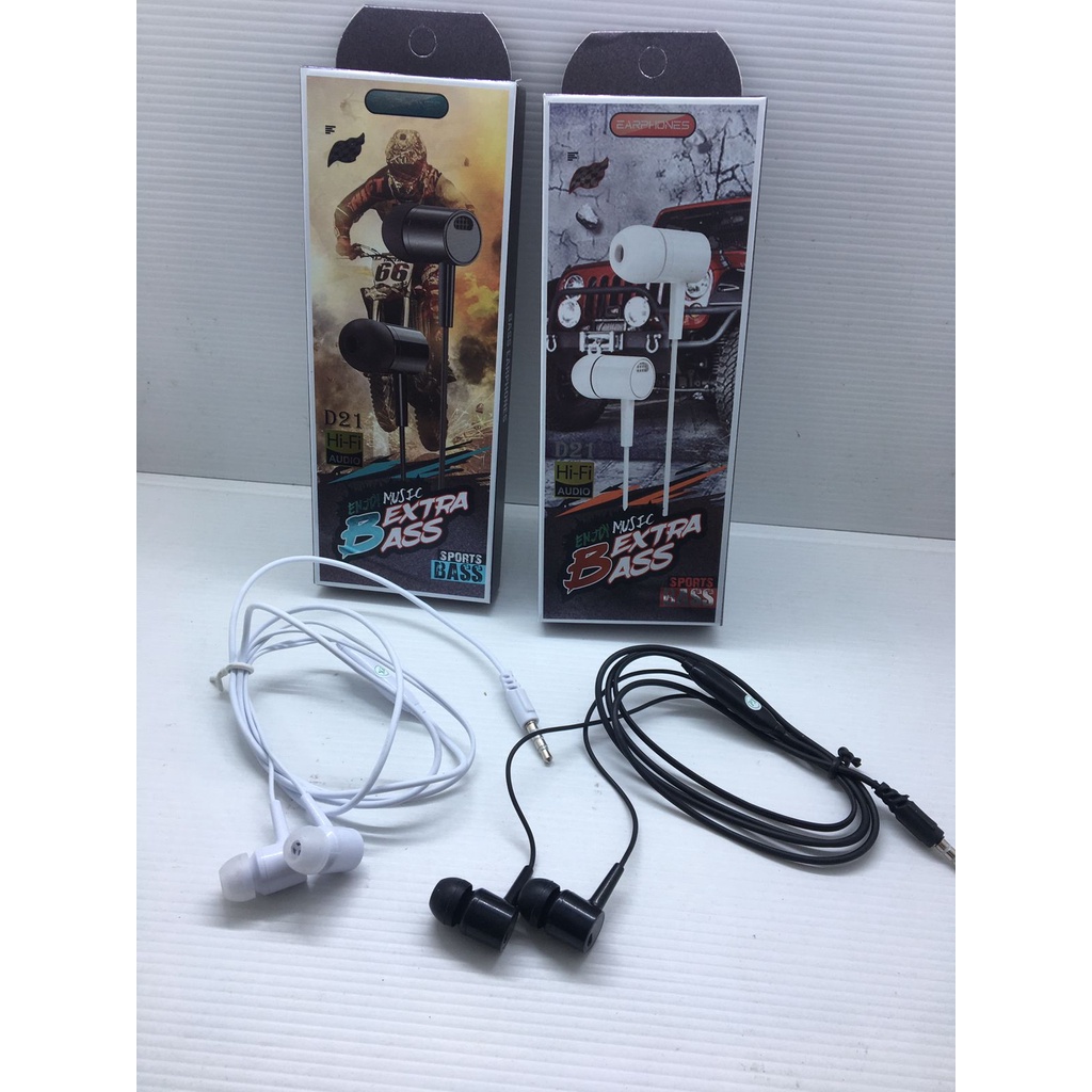 headset branded AS07 + mic vivo samsung jbl mi oppo murah dan super bass / HEADSET D21