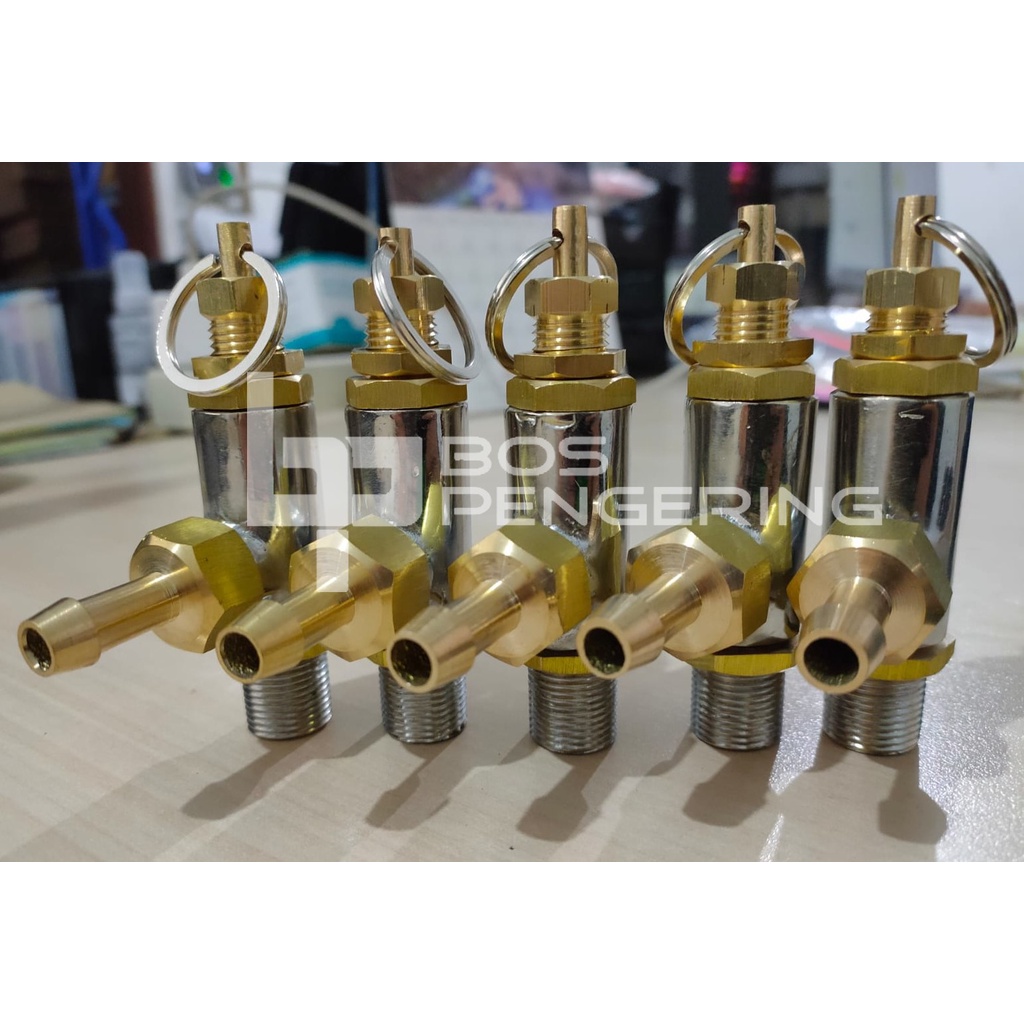 Safety Valve Setrika Uap Drat 3/8 Pluit Boiler Setrika Uap