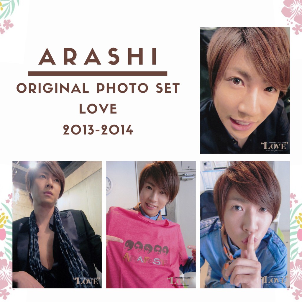 Arashi Official Photo set Love - Aiba Masaki