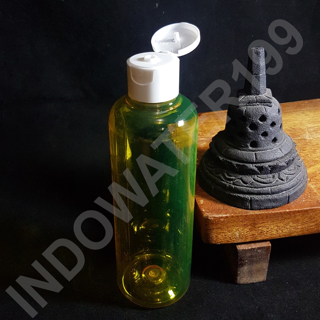 BOTOL PLASTIK 250 ML KUNING TUTUP FLIPTOP PUTIH MINIMAL 5 PCS