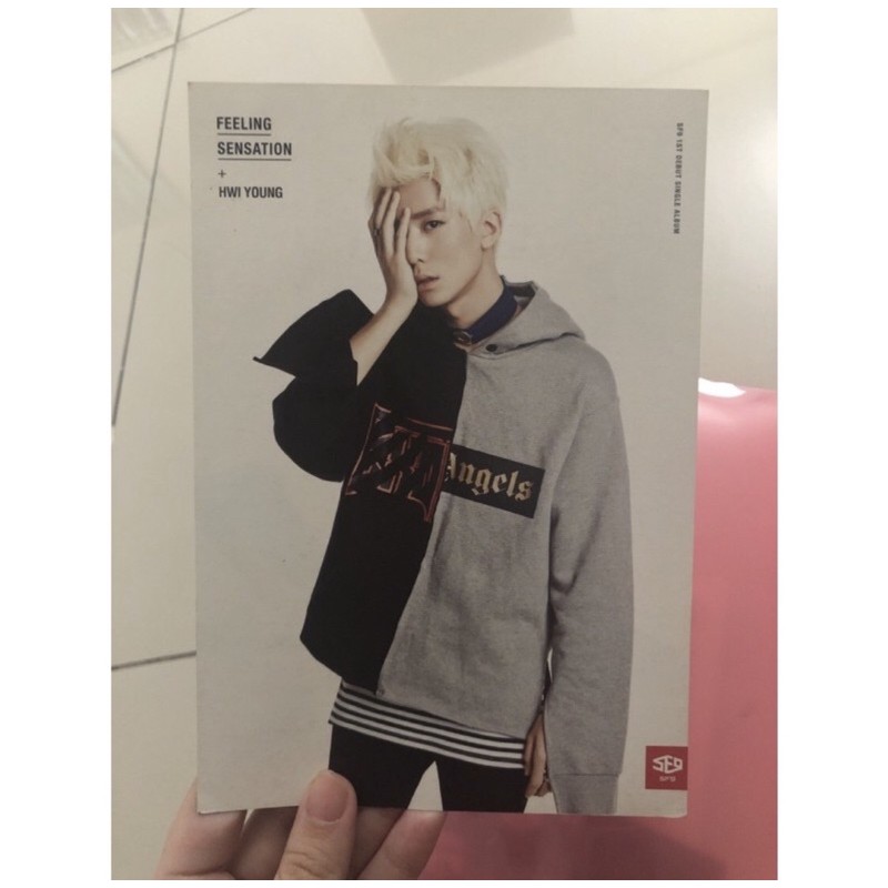 sf9 hwiyoung debut album feeling sensation postcard