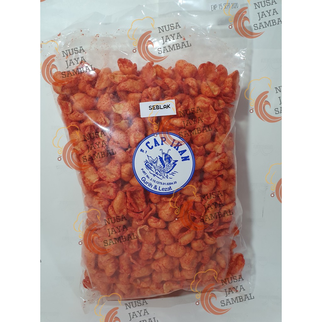 

Snack Seblak Cap ikan Kerupuk Pedas khas Medan 250 Gram