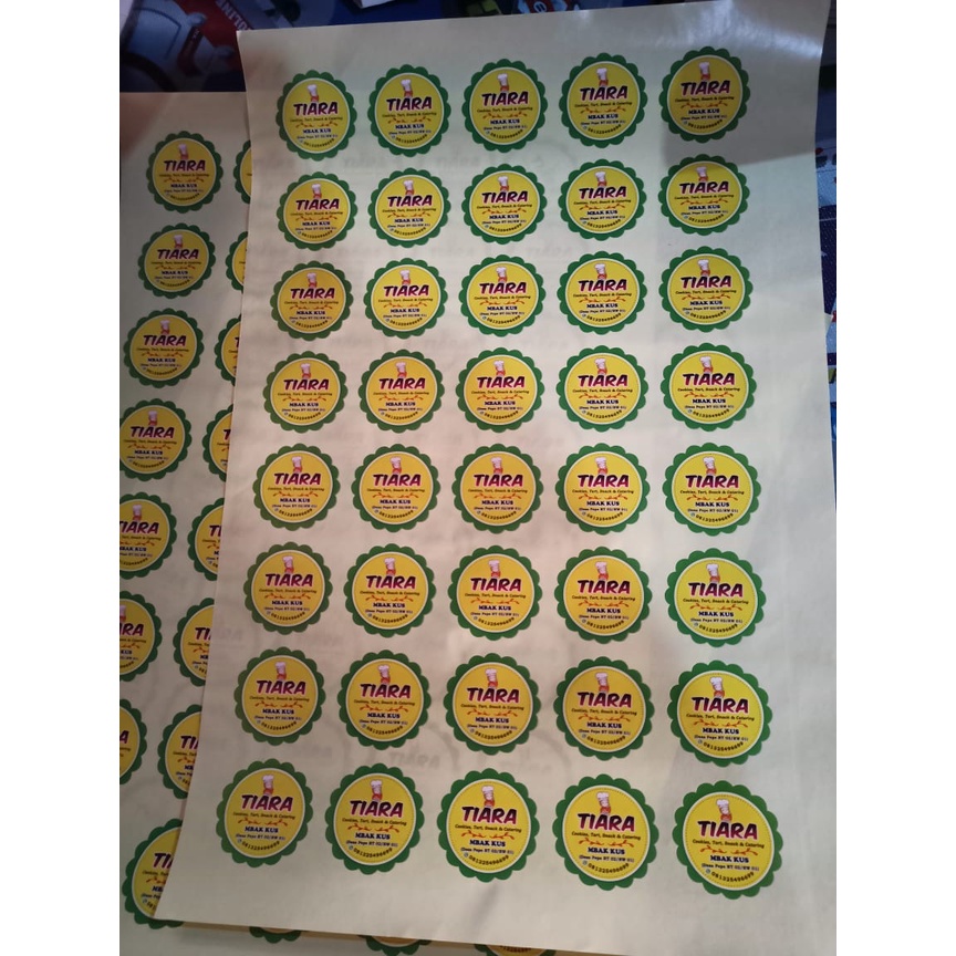 Cetak Stiker, Cetak Sticker, Cetak Label