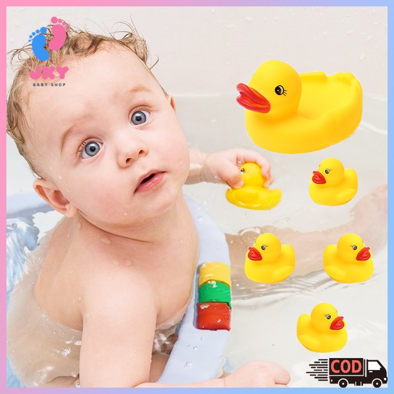 Bebek mainan mandi bayi/Satu besar tiga kecil/MAINAN MURAH BAYI BALITA ANAK BEBEK KARET/HIU KARET/CUTE HAMMER BUNYI LUCU KOLAM SPA BABY  L53