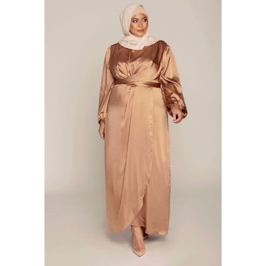 DRESS SATIN BIG SIZE / GAMIS SATIN PREMIUM