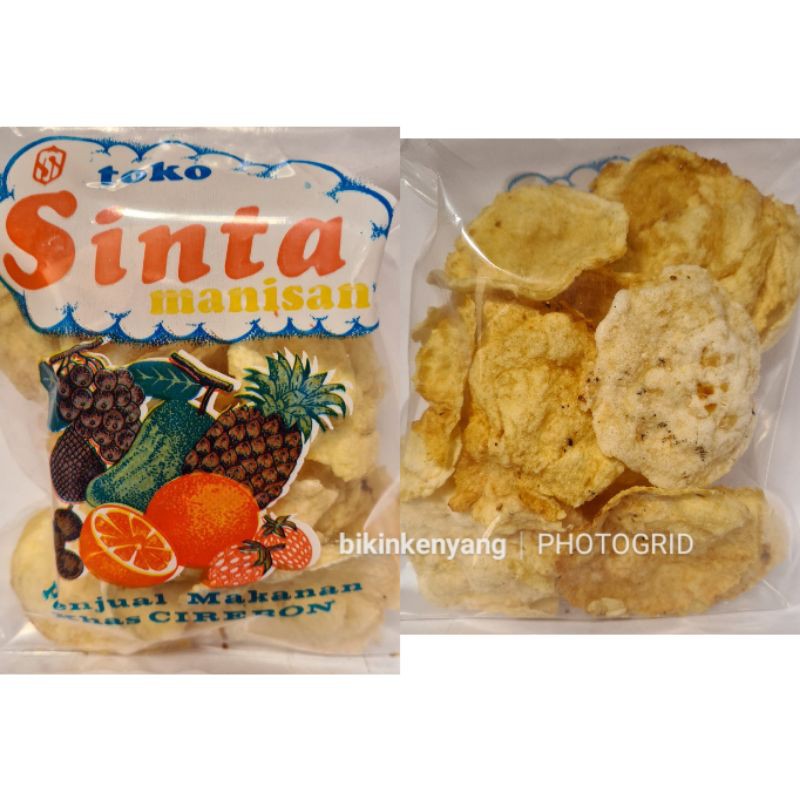 

Emping Super Tipis Asin Manis Asli "Sinta Manisan" Khas Cirebon Berat - 100 Gram