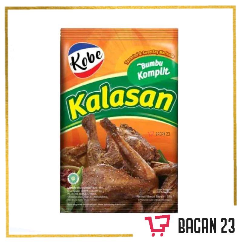 Kobe Ayam Kalasan (35gr) / Bumbu Ayam Instan / Bacan 23 - Bacan23