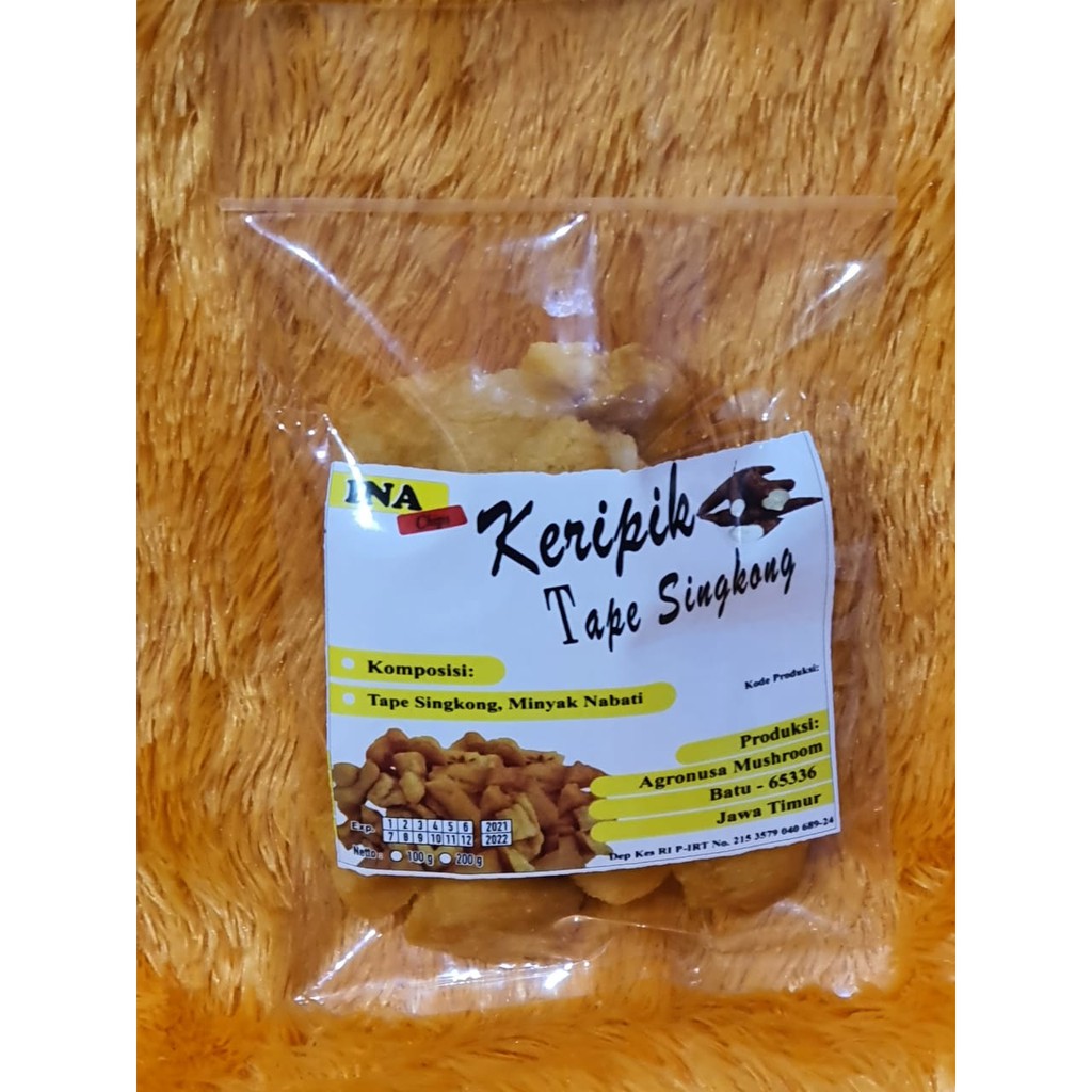 

KERIPIK SAYUR - Keripik Tape Singkong (kemasan 100gr)