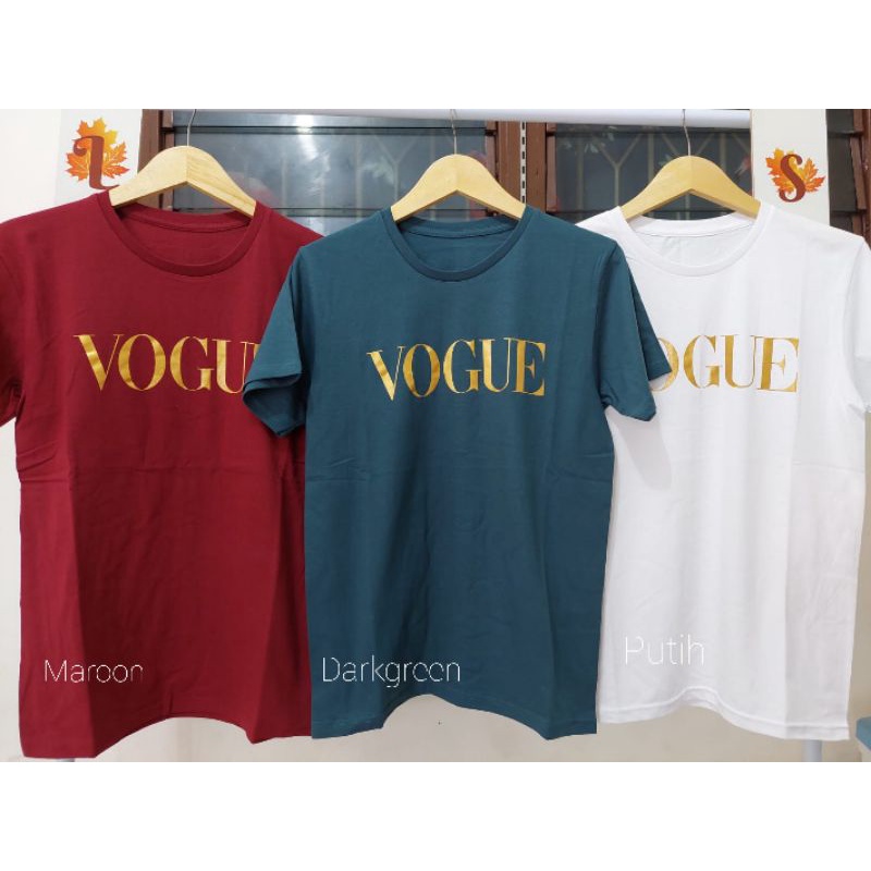 NEW KAOS VOGUE / KAOS KATUN LD94CM / KAOS MURAH