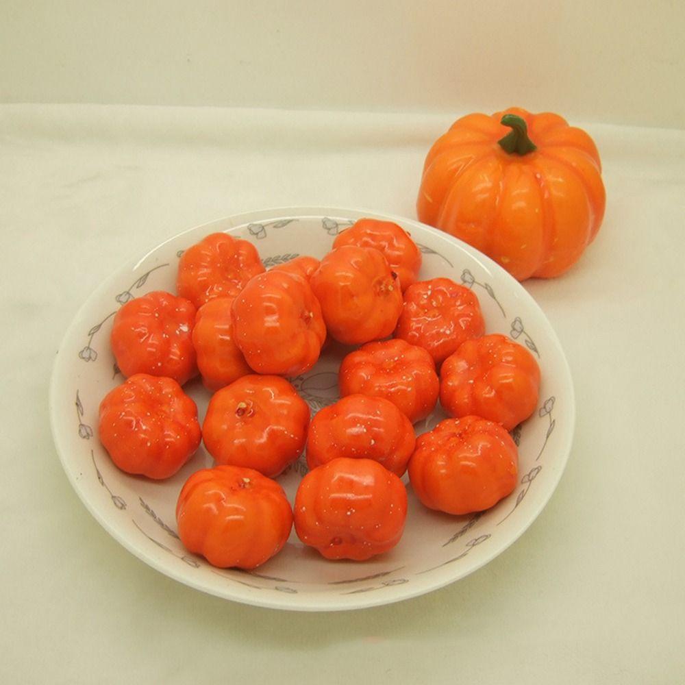 Preva 50pcs Simulasi Labu Dekorasi Pesta Home Decor Props Halloween