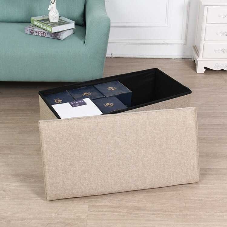 Sofa Lipat 110L Kotak Kontainer Penyimpanan Barang Foldable Storage TH