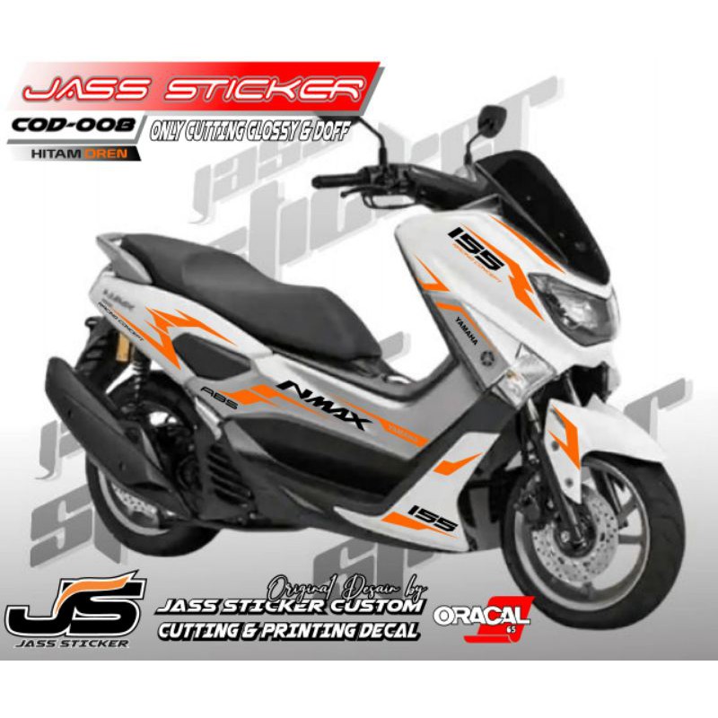 (COD) STICKER CUTTING NMAX 2018 / STIKER STRIPING NMAX / STRIPING VARIASI NMAX/ AKSESORIS MOTOR NMAX
