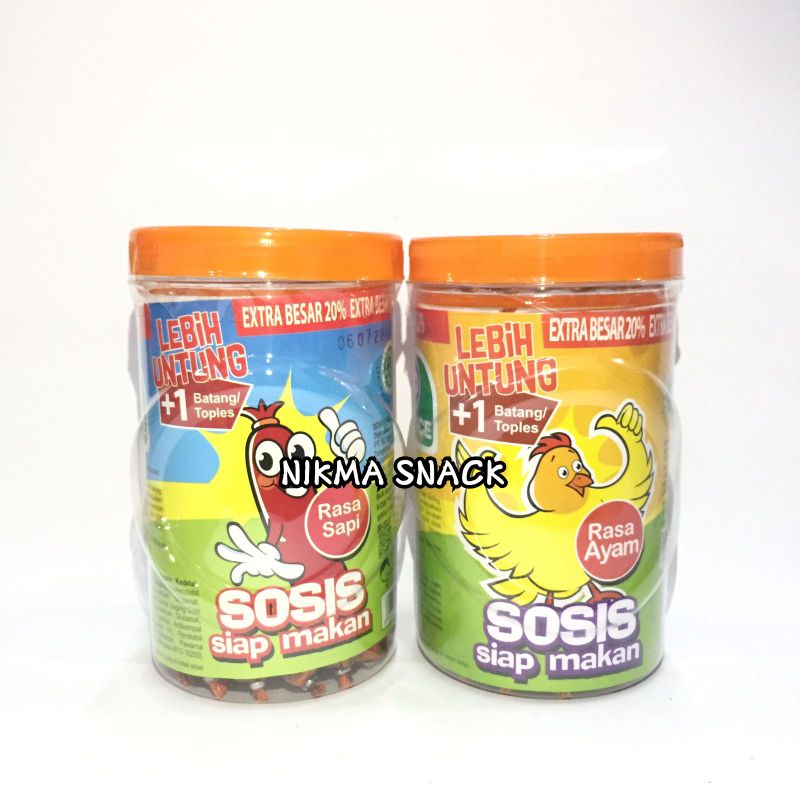 

SOSIS SONICE AYAM/SAPI TOPLES /SOSIS SIAP MAKAN