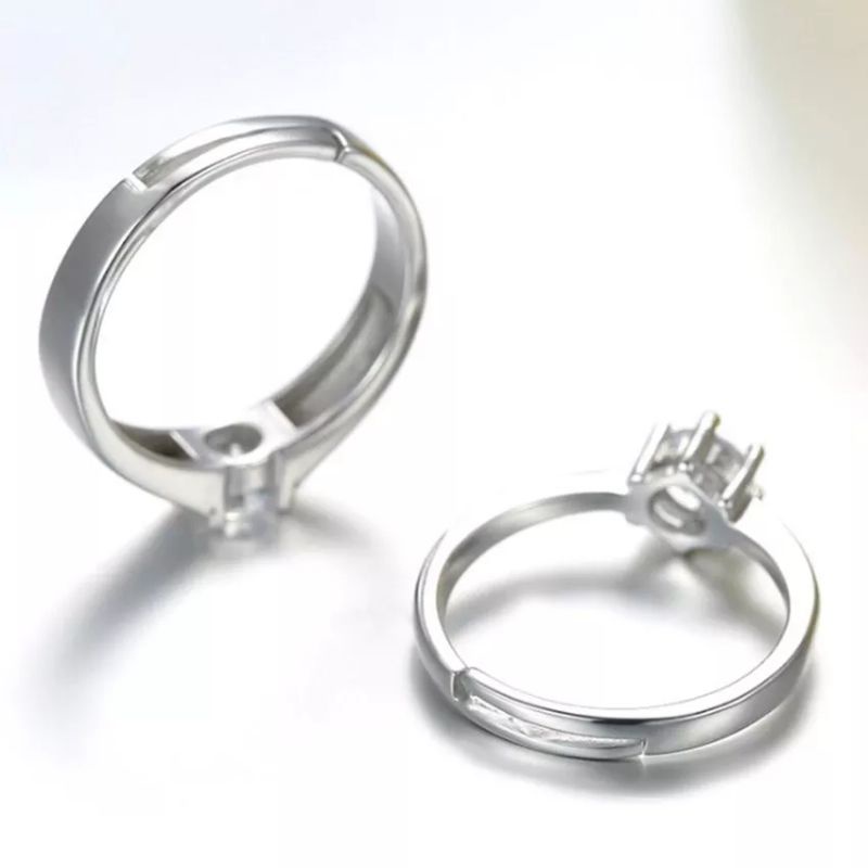 Cincin Couple Sterling silver KS-A01 premium anti karat