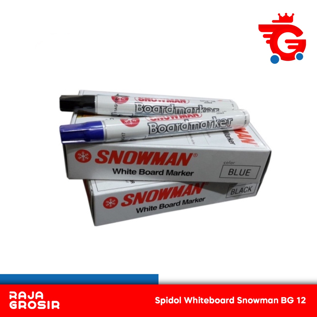 

Spidol Whiteboard Snowman BG 12