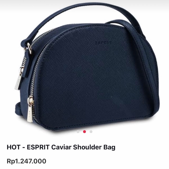 [NEW] Original Esprit Caviar Shoulder Bag Navy