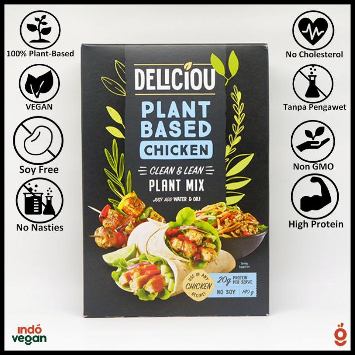 

Deliciou Plant Based Chicken (Daging Ayam Vegan)