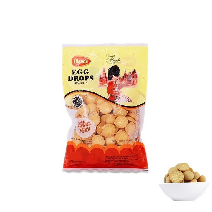 MONDE EGG DROPS BISCUITS 110gr | MONDE BISCUIT